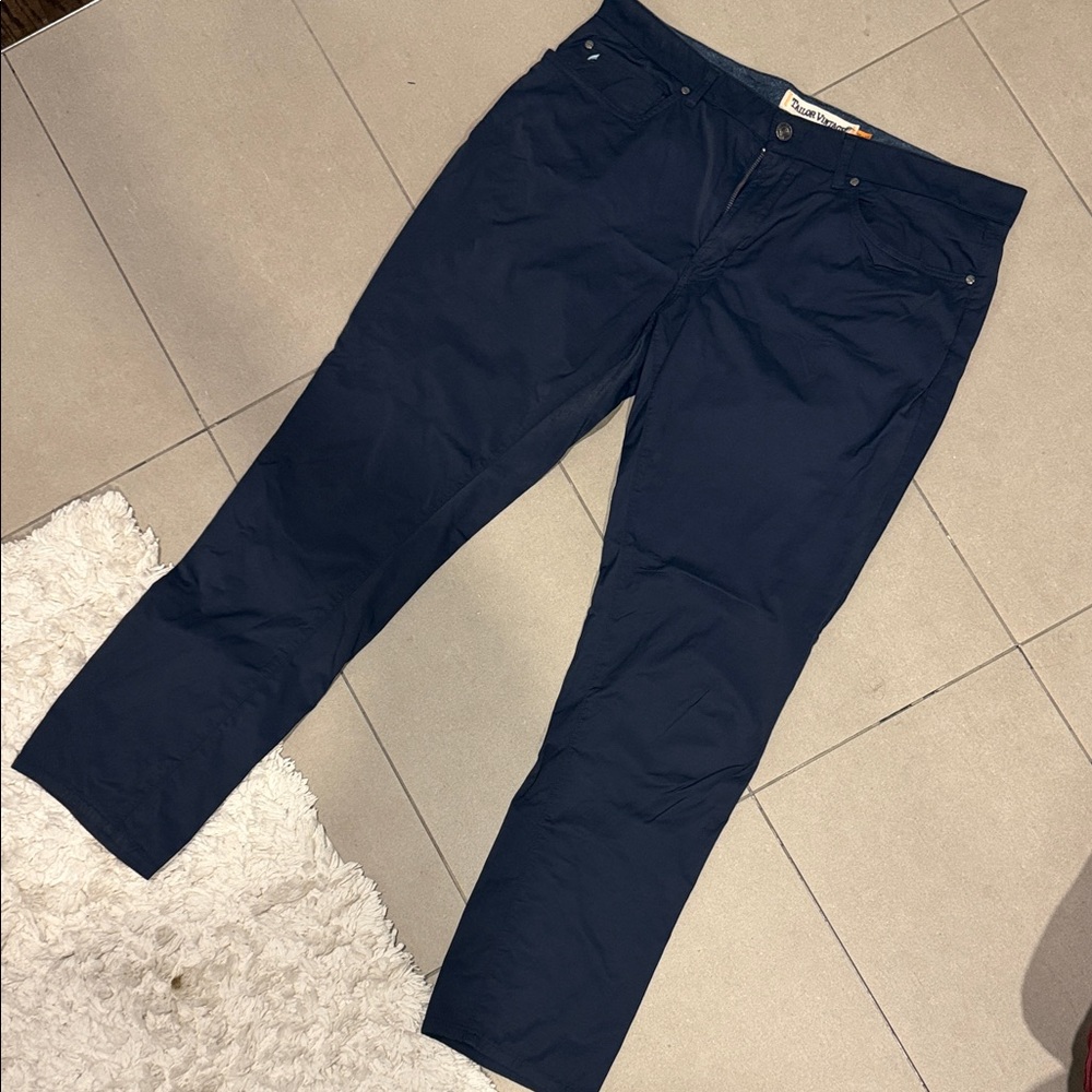 Tailor Vintage Navy Blue Casual Trousers